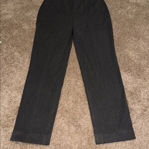 TALBOTS Gray Side Zip Dress Pants Work Office Size 6 Inseam 28 Inches B5
